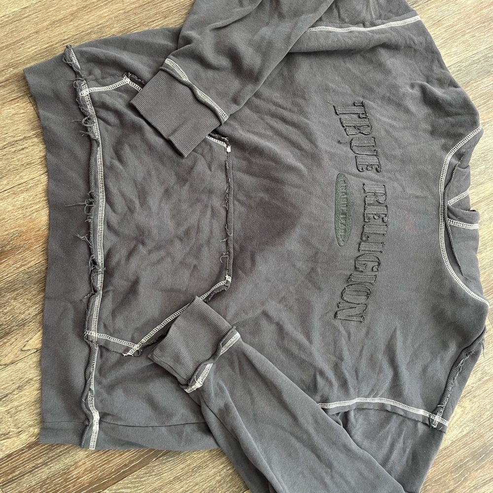 True Religion Charcoal Sweatshirt